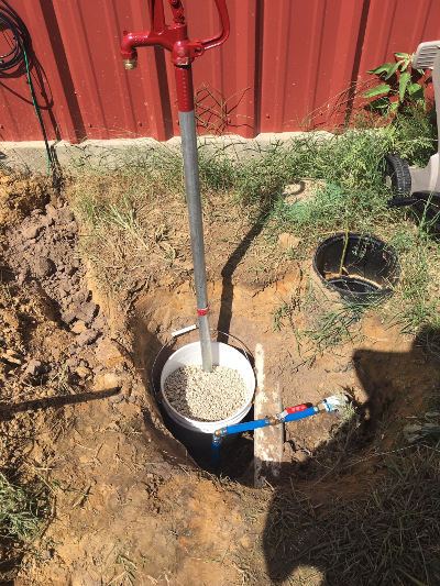 Frost Free Yard Hydrant Installation